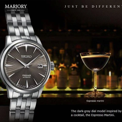 SEIKO PRESAGE COCKTAIL ESPRESSO MARTINI SRPE17J1MONTRE HOMME