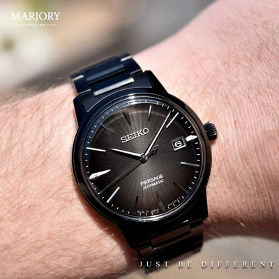 SEIKO PRESAGE COCKTAIL BLACK DIAL VELVET SRPJ15J1MONTRE HOMME