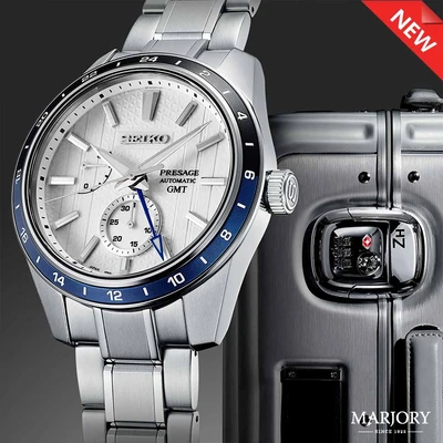 SEIKO PRESAGE Sharp Edged Series ZERO HALLIBURTON Limited Edition GMT SPB269J1 MONTRE HOMME