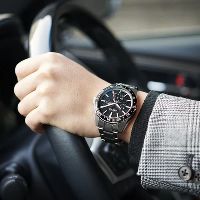 SEIKO PRESAGE Sumiiro Sharp Edged GMT SPB221J1 MONTRE HOMME