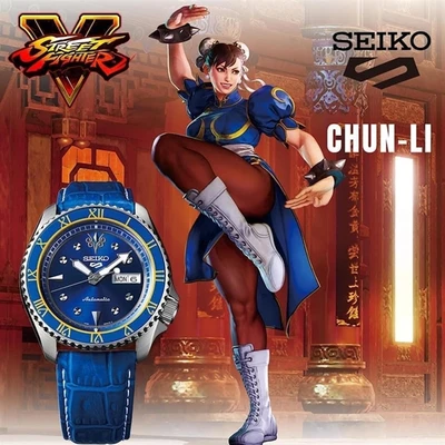 SEIKO 5 Limited Edition STREET FIGHTER V Chun-Li SRPF17k1MONTRE HOMME