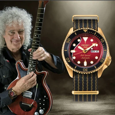 SEIKO 5 Limited Edition Brian MAY SRPH80K1 MONTRE HOMME