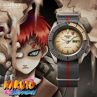 SEIKO 5 Naruto & Boruto GAARA Limited Edition SRPF71K1 MONTER HOMME
